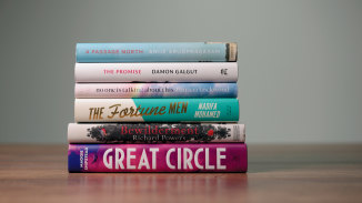 The six books on the shortlist for this year’s Booker Prize.