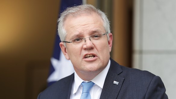 Scott Morrison says international visitors without means to support themselves should return home. 