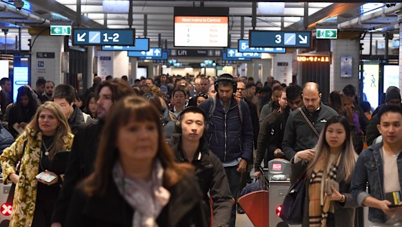 The incident at Town Hall caused major delays for hours across the rail network.