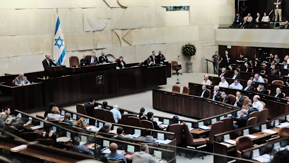 The Israeli Knesset.