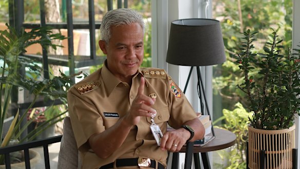 Ganjar Pranowo is leading opinion polls ahead of next year’s presidential election in Indonesia.