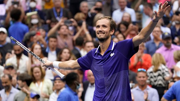 Daniil Medvedev vanquished Novak Djokovic in his quest for the calendar grand slam.