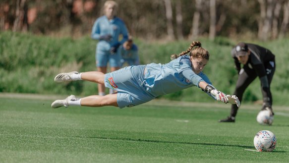 Melbourne City goalkeeper Teagan Micah could be the next Matildas No.1. 