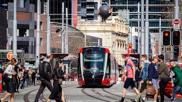 The light rail line will open to passengers on Saturday.