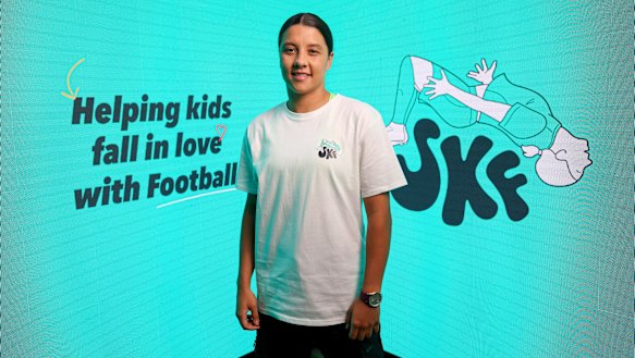 Matildas superstar Sam Kerr will launch her own Australian academy for young players.