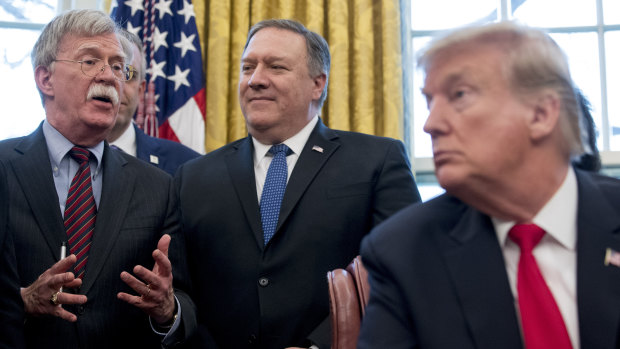 Secretary of State Mike Pompeo says Bolton is a traitor, spreading lies.  