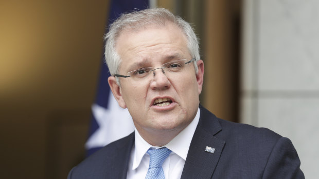 Scott Morrison says international visitors without means to support themselves should return home. 