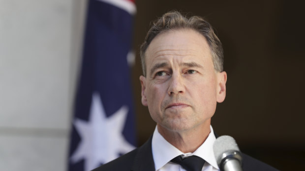 Health Minister Greg Hunt: "Each and every day, all of our chief health medical officers review travel bans as this develops. They have been frank and fearless." 