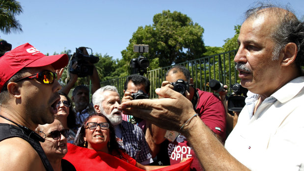 A dispute breaks out after a group of people backing Guaido occupied the nation’s embassy in Brasilia, on Wednesday.