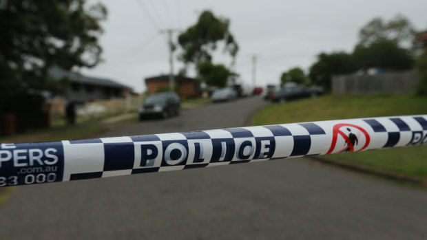 Leumeah Drive at Bolton Point remained shut on Monday morning after a man died following an alleged stabbing late on Sunday night.