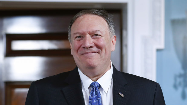 In his letter, Secretary of State Mike Pompeo said he would "not tolerate such tactics".