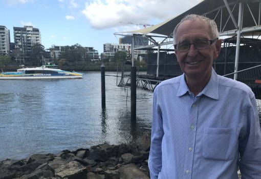 Drift Restaurant owner and director Ken Allsop on the river at Milton. 