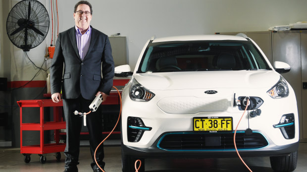 Kia chief operating officer Damien Meredith hopes to be selling electric cars in Australia by the end of 2019.