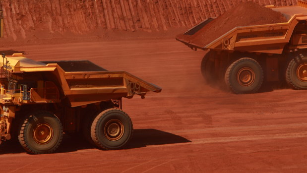 Iron ore companies helped swell mining tax receipts by 42 per cent in 2018-19, going a long way towards the Morrison government's small budget deficit that year.