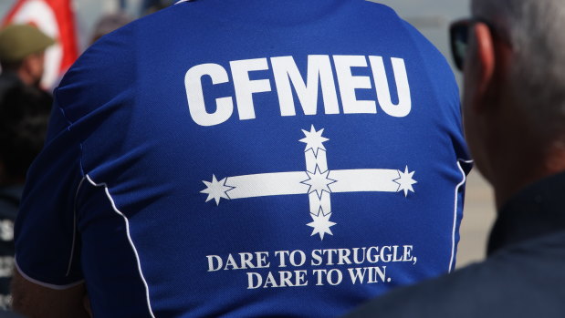 The CFMEU quit Labor's left faction just months before the October 31, 2020 election.