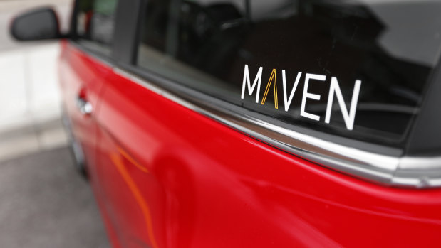 The Maven car-sharing service aims to meet changing driver trends.