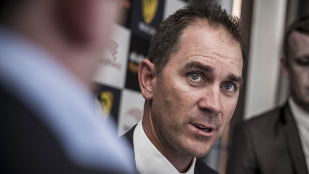 Justin Langer is the new Australian men's cricket coach.