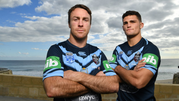 Half the battle: The kicking games of James Maloney and Nathan Cleary will be vital on Sunday night.