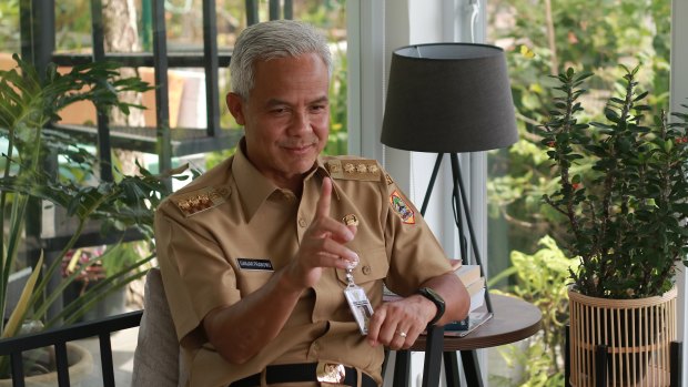 Ganjar Pranowo is leading opinion polls ahead of next year’s presidential election in Indonesia.