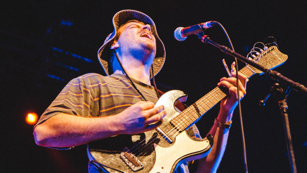Mac Demarco reels in the crowd at Festival Hall.