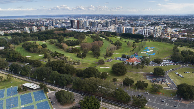 Moore Park Golf Course in inner Sydney sits on government-owned land.