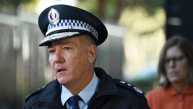 NSW Police Commissioner Mick Fuller. 