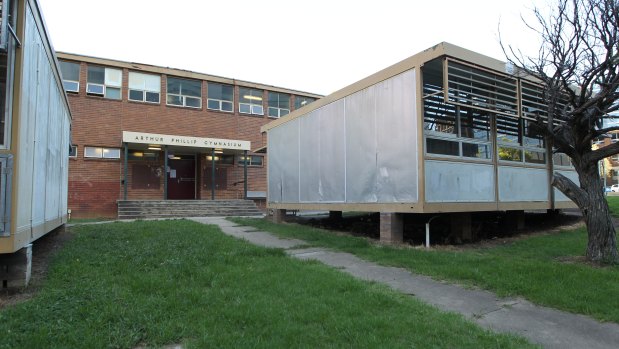The existing Arthur Phillip High School buildings will be demolished to create play space.