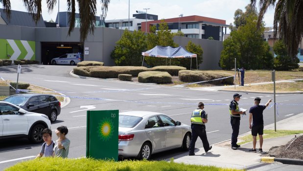 The young woman was found unresponsive outside the Polaris shopping centre on Wednesday morning.