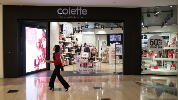 Colette has been saved from collapse by former Myer boss Bernie Brookes.