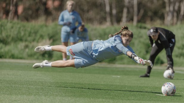 Melbourne City goalkeeper Teagan Micah could be the next Matildas No.1. 