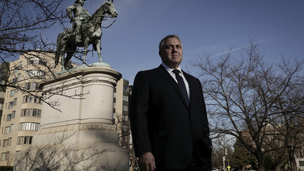 US ambassaor Joe Hockey in Washington DC.