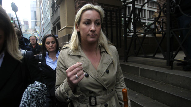 Keli Lane leaves court during her trial in 2010.