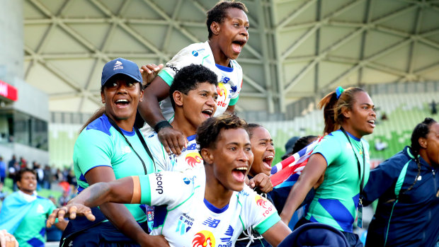 The Fijiana have claimed their maiden Super W title in their first season of professional rugby.