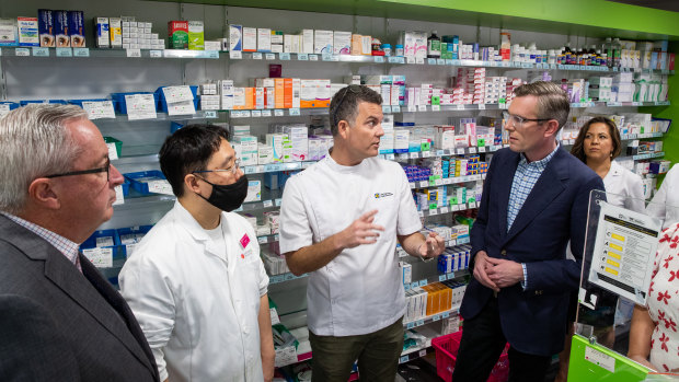 Premier Dominic Perrottet said expanding the role of community pharmacists would take pressure off GPs.