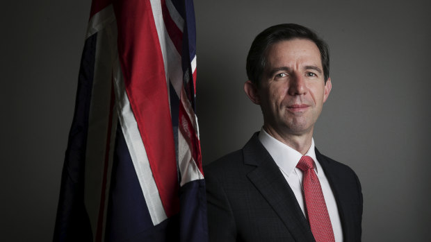Minister for Trade, Tourism and Investment Simon Birmingham 
