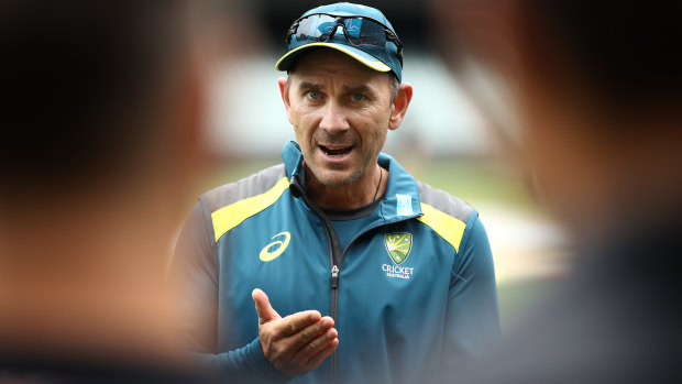 Justin Langer famous intensity has become infamous of late.