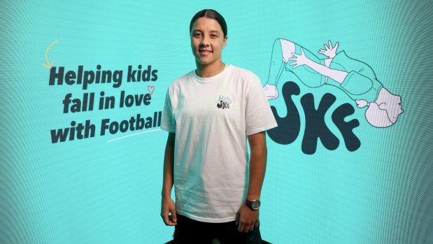 Matildas superstar Sam Kerr will launch her own Australian academy for young players.