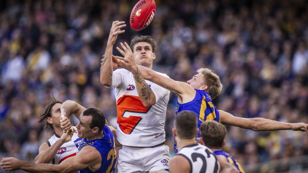 GWS forward Rory Lobb has been targeted by Fremantle recruiters.