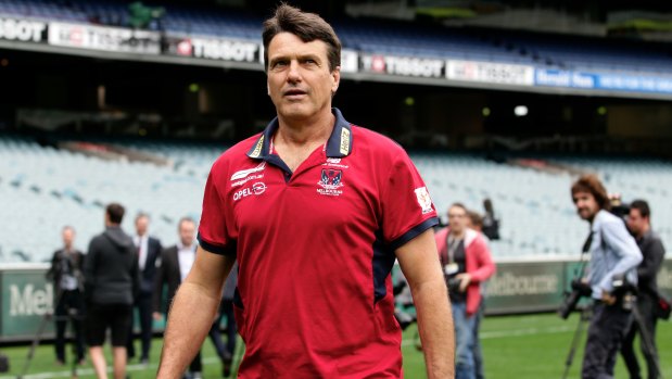High praise: Former Melbourne coach Paul Roos offered Jetta a rookie spot with Melbourne in 2014.