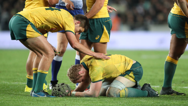 On our knees: A great sporting nation has reached peak stupid, according to a Kiwi journo . . . except for David Pocock.