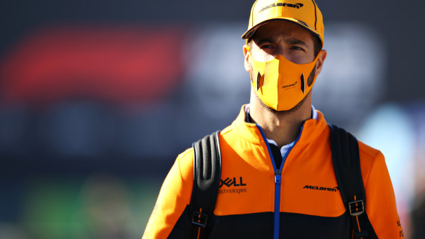 McLaren driver Daniel Ricciardo.