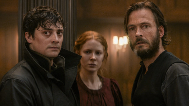 Aneurin Barnard, Emily Beecham and Andreas Pietschmann in 1899, which ratcheted up millions of views.