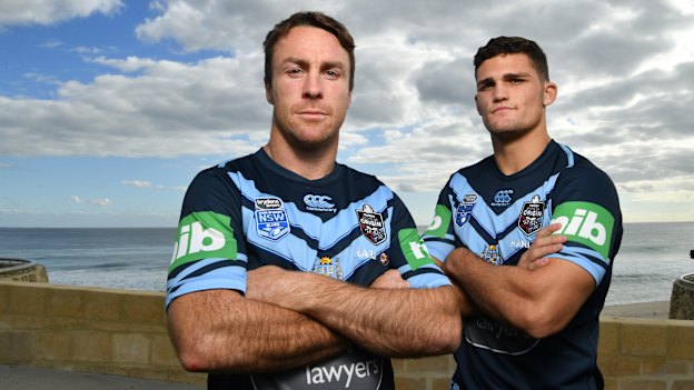 Half the battle: The kicking games of James Maloney and Nathan Cleary will be vital on Sunday night.