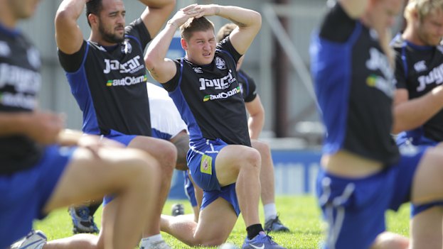 Des Hasler targeted the likes of Greg Eastwood (centre) and Sam Kasiano (left) to get the best out of the forwards,