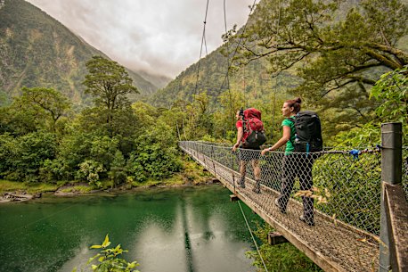 Pack light for the hike.