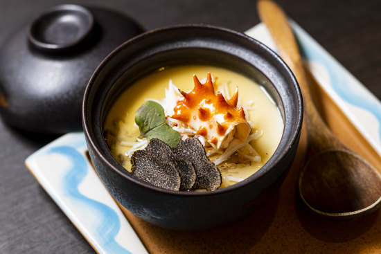 Marble Yakiniku’s crab chawanmushi.