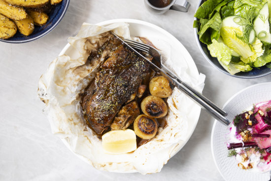 Enjoy a Greek feast at Taverna.