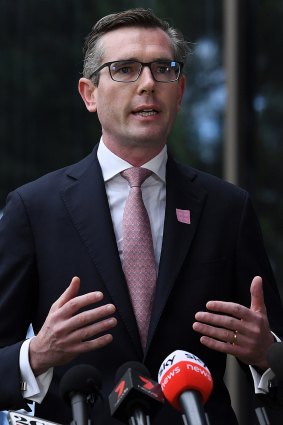 NSW Treasurer Dominic Perrottet: "We need to have as much of the economy operating as possible."
