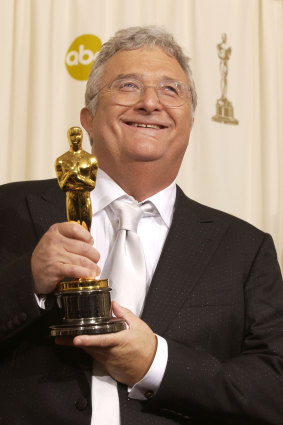 Randy Newman with his 2002 Oscar for If I Didn't Have You from Monsters, Inc - ''hardly my best work,'' he says.