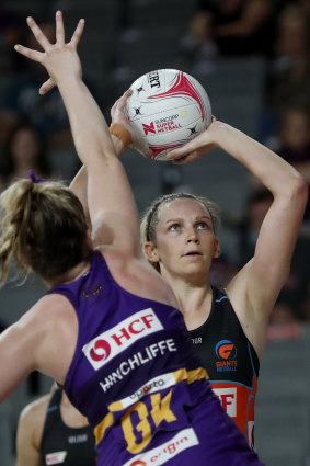 Giants shooter Jo Harten is the league's most prolific from two-point range.